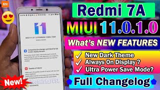 Redmi 7A MIUI 11.0.1.0 India Stable Update Rolling Out | TOP New Features | Redmi 7A MIUI 11 Update