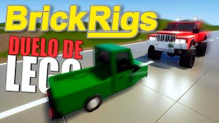 Batida de Frente com Carros de Lego no Brick Rigs Multiplayer