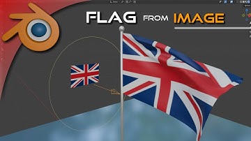 How to make Waving flag in Blender from image Flags Blender