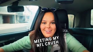 Meeting My NFL Crush 🤩 | CATERS CLIPS