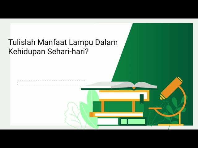 Tulislah Manfaat Lampu Dalam Kehidupan Sehari Hari Youtube