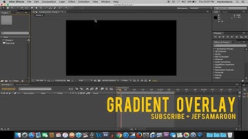 After Effect Tutorial : Gradient Overlay