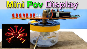 How to make mini POV display using arduino