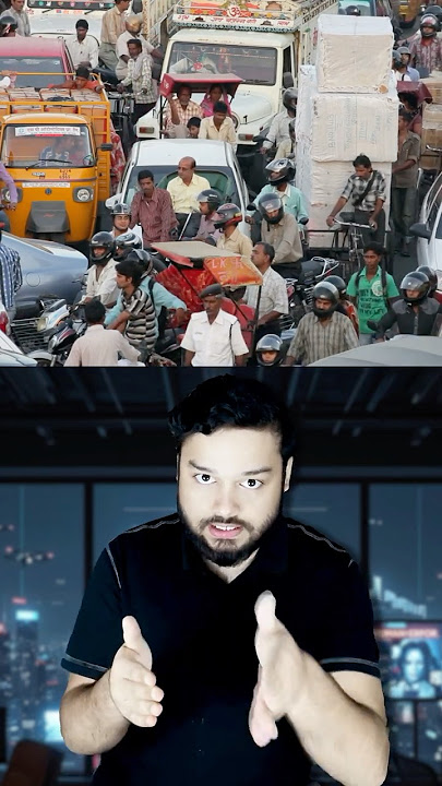Tesla Car CRIES in Indian Traffic: Autopilot Says ‘No Thanks’ #shorts