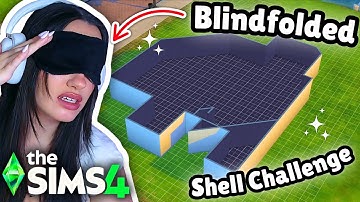 I made my first Shell Challenge BLINDFOLDED in The Sims 4