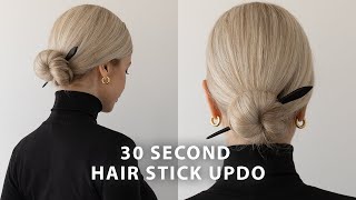 30 Second Hair Stick Hairstyle ❤️ by Alex Gaboury 42,853 views 2 months ago 38 seconds