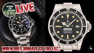 LIVE! When Do Homage Watches Go Too Far?