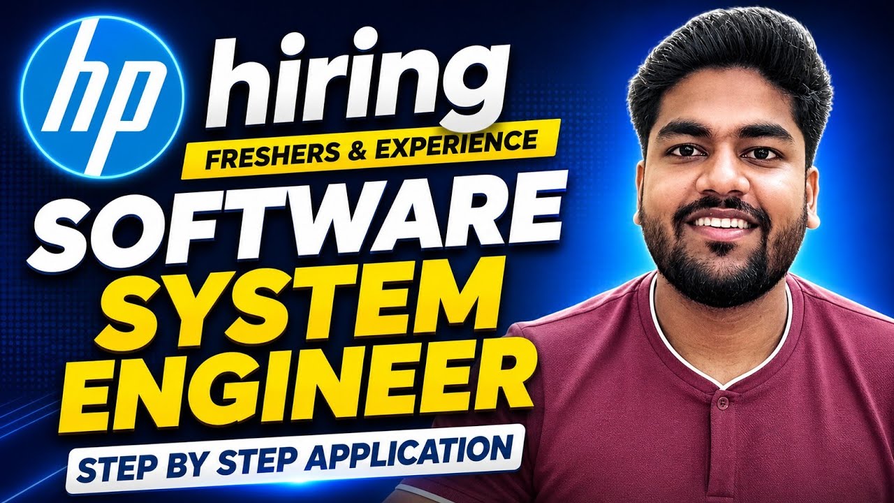 HP Mega Off Campus Drive 2026 | Software System Engineer Hiring ...