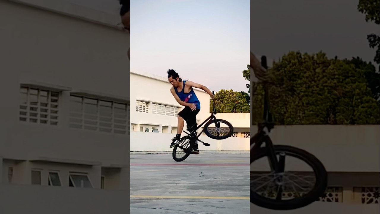 A perfect circle #bmx #bmxflatland #bmxplus