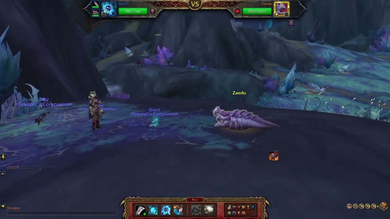 One Hungry Worm - Pet Battle World Quest War Within