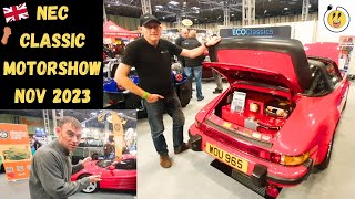 The best EV Conversions at UK Classic Car Show, the NEC Classic Motor Show 2023 by ChargeheadsUK 727 views 6 months ago 18 minutes