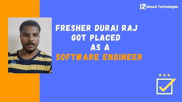 Besant Technologies Reviews | Durai Got Placed as QA Tester | Software Testing Course Bangalore Job