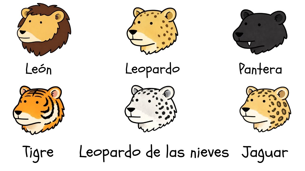 Todos los GRANDES felinos salvajes que dominan la naturaleza