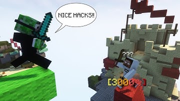 Bhopping Sniper HACKUSATES me | Hypixel Bedwars