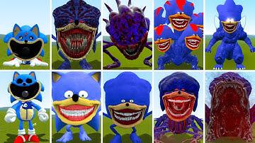 EVOLUTION OF ALL NEW SONIC SMILING CRITTERS POPPY PLAYTIME CHAPTER 3 In Garry