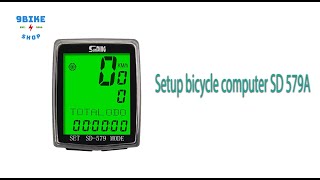 How to set up bicycle speedometer Sunding 579A / Cách cài đặt đồng hồ Sunding 579A