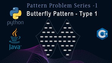 Butterfly Pattern With Double Joint | Java | C++ | Python | Detailed Explain  | Pattern Problem - 10