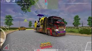 Bang Canter Narik Grader di Jalan Tanah Mang Gabrug! 😅 | Versi Towing Sultan | ES TRUCK SIMULATOR ID
