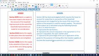 Celebrity CTA VAT REVISION VIDEO 9 - LEASEHOLD IMPROVEMENTS Profile