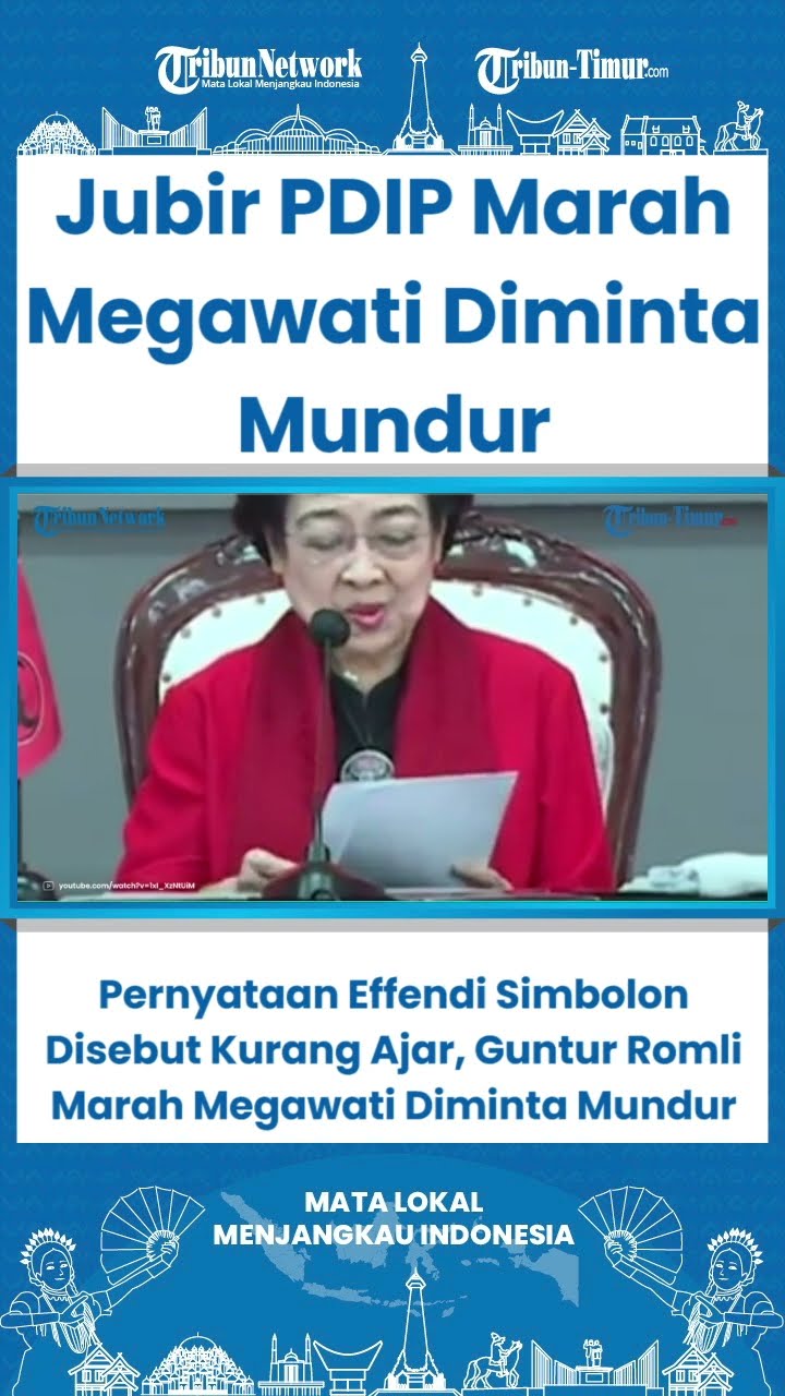 SHORT Pernyataan Effendi Simbolon Disebut Kurang Ajar, Guntur Romli Marah Megawati Diminta Mundur