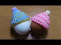 Вязание шапочек для пасхальных яиц