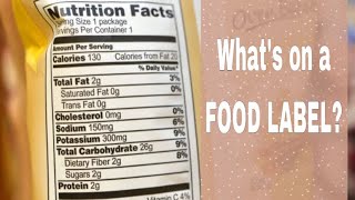 Food Label  | Understanding Food Labels