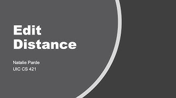 Edit Distance