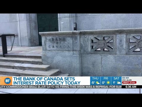 Bank of Canada sets interest rate policy Wednesday