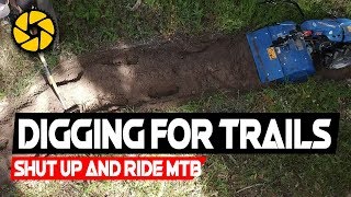HOW TO BUILD MOUNTAIN BIKE TRAILS, PART 1 // How to make a rough banked turn