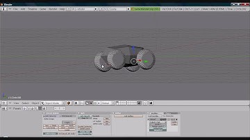 Blender Tutorial - How to make a Quick Car Game + spinning wheels HD by Jason Ege Ozer Part 1