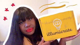 ILLUMICRATE UNBOXING  (aka me calling this box pretty 500 times + GETTING A VERY SPECIAL BOOK)