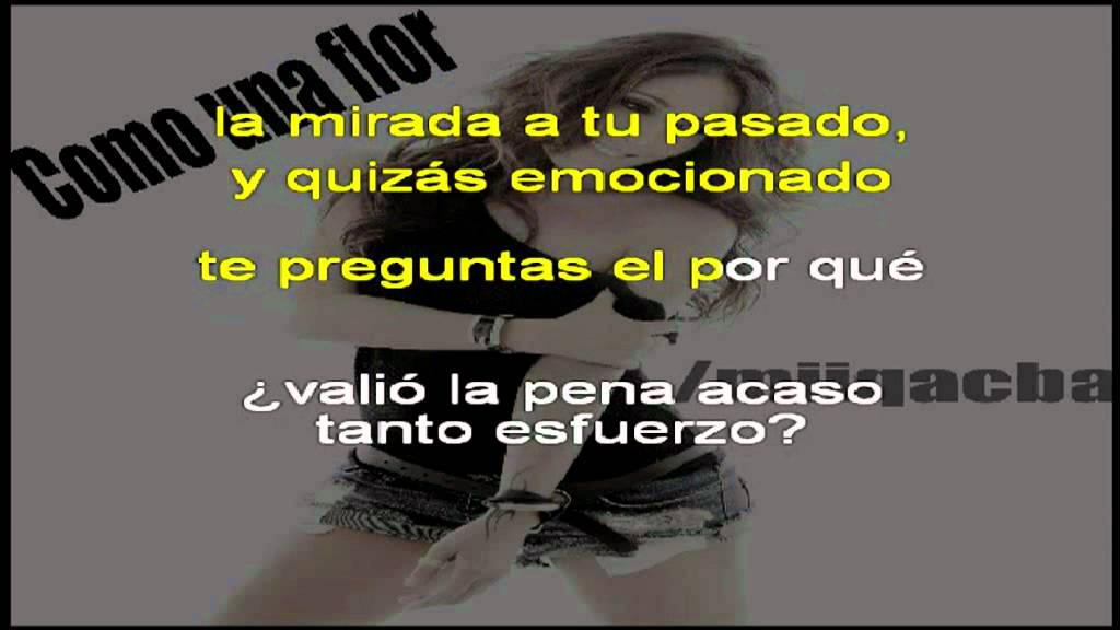 Malú - Como una flor  KARAOKE