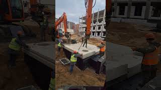 Слабонервным не смотреть!😅😅😅#стройка #теплосеть #doosan #shorts #шок #excavator #construction