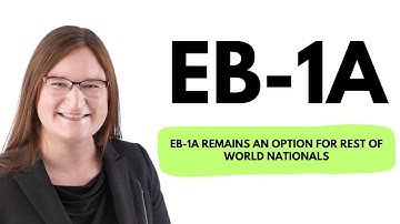 EB-1A remains an option for Rest of World nationals