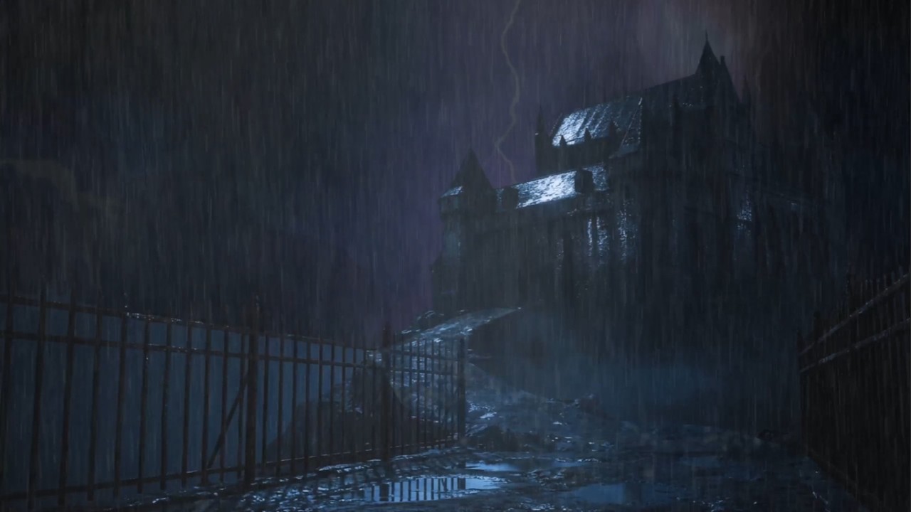 Lose Yourself in Rainy Night 🌧️⚡️⚡️ Powerful Thunder and Rain for Sleep Instantly & Escape Stres