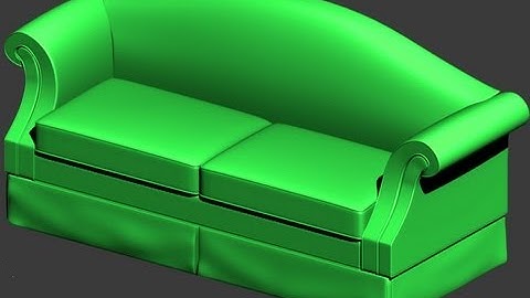 3d simple 3dmax sofa model....part2