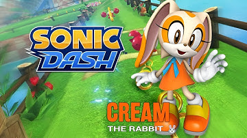 Sonic Dash - Cream New Character Unlocked | Cream the Rabbit Gameplay | Boss Battle