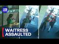 Woman attacks young waitress | 9 News Australia