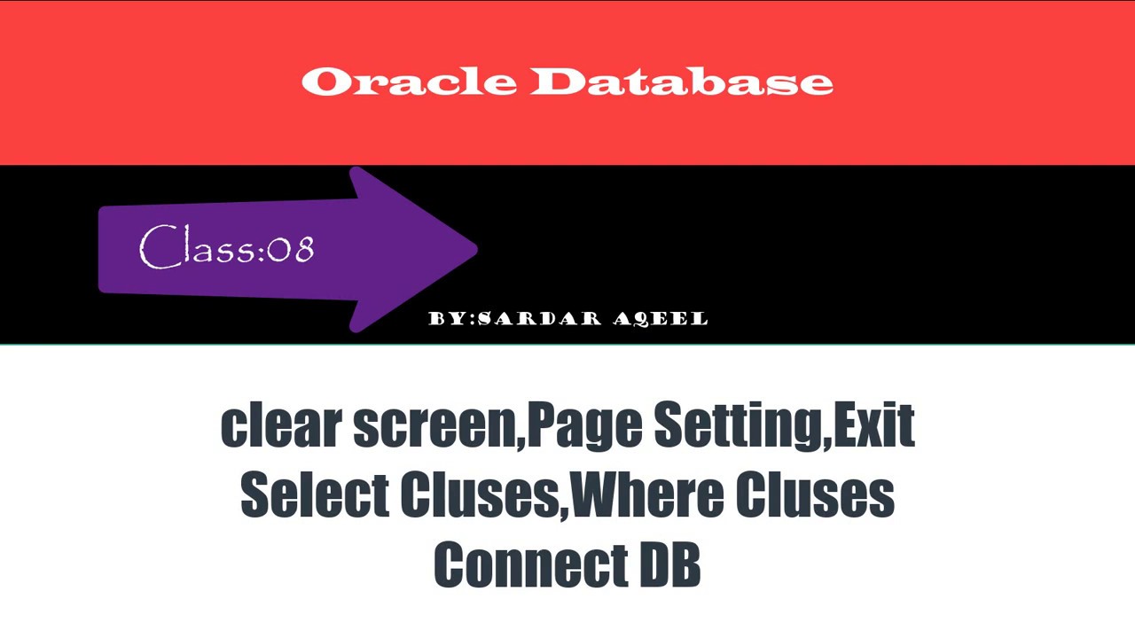 8.Connect Database with Oracle SQL PLUS Command promt - YouTube