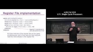 MIT 6.004 L11: Single Cycle Processors