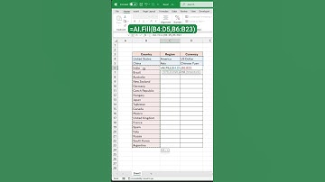 Automatically FILL Your Data with EXCEL