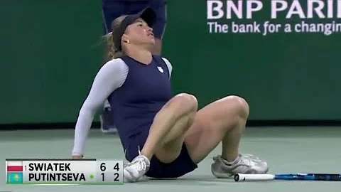 PUTINTSEVA CAUGHT CHEATING VS 🇵🇱 ŚWIĄTEK INDIAN WELLS R16: UMPIRE ASKS HER TO STOP AT CHANGEOVER - DayDayNews