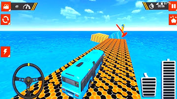 Stunt Driving Bus Simulator - Impossible Mega Ramp Bus Racing - Android iOS GamePlay #07