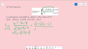 Cracking the GRE Math Subject Test - Calculus I #6 (Easy+)