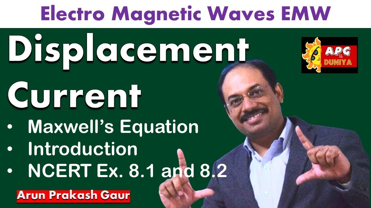 EMW 01|Displacement Current I Maxwell's Equations 
