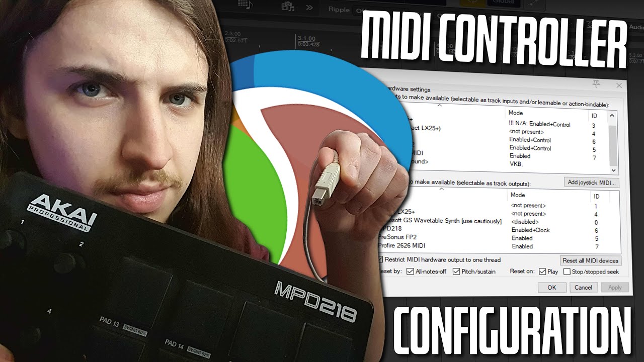 How to set up a MIDI controller in REAPER 🎹 | Basic configuration - YouTube