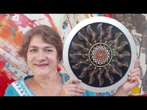 Puntillismo. Mandala en