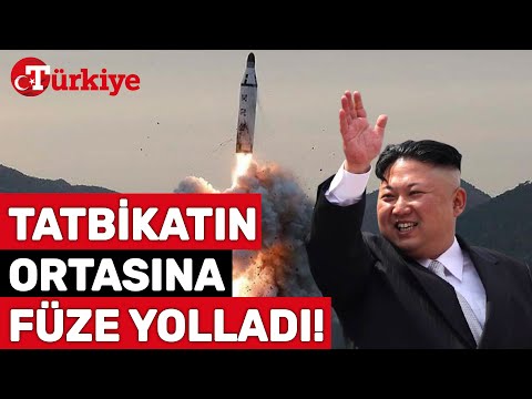 Kuzey Kore Yine Tansiyonu Yükseltti! ABD ve Güney Kore'ye Füzeyle Cevap Verdi -Türkiye Gazetesi