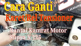 Tutorial on Replacing the Timing Chain Tensioner Rubber on a Supra X 125 Motorcycle