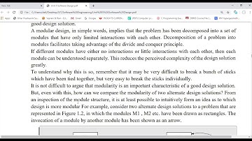 Software Design: Coupling, Modularity and Layered Approach